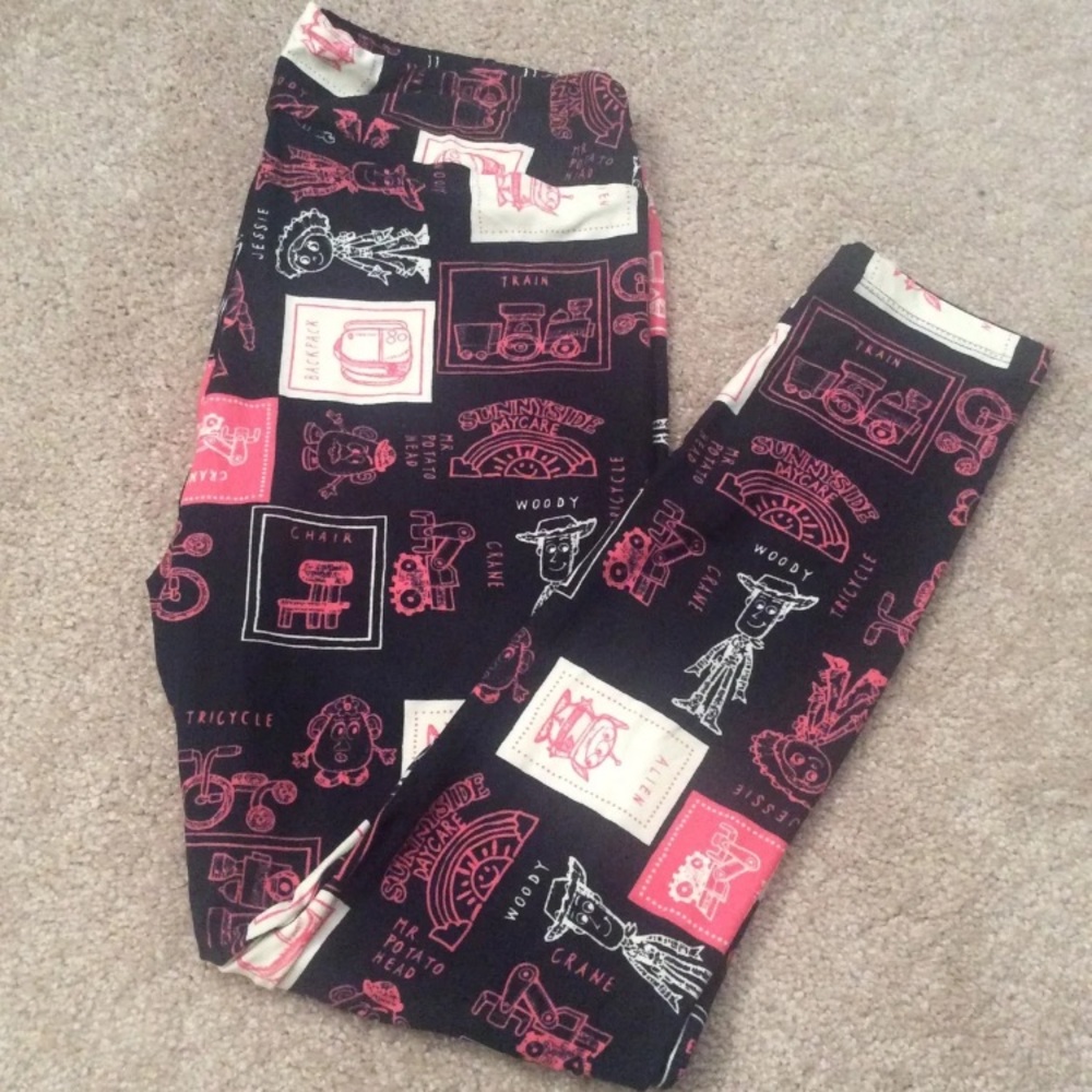 LuLaRoe Disney Toy Story Leggings TC